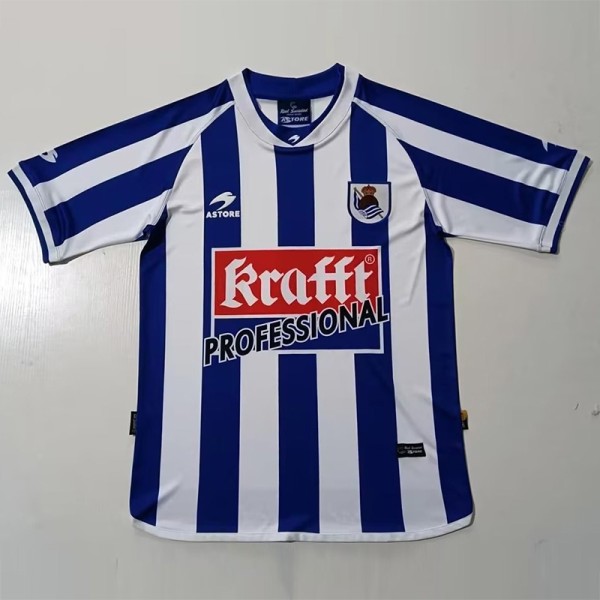 2002/03 Real Sociedad Home Retro Soccer jersey