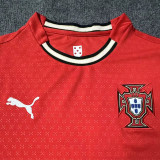 2024 Portugal Special Edition Red Fans Soccer jersey