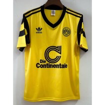 1990 Dortmund Home Yellow Retro Soccer jersey