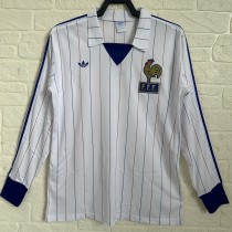 1980/82 France Away Fans Long Sleeve Soccer jersey