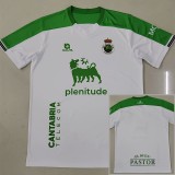 2024/25 Racing de Santander Home White Fans Soccer jersey