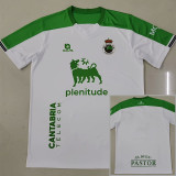 2024/25 Racing de Santander Home White Fans Soccer jersey