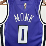 2024/25 KINGS MONK #0 NBA Jerseys