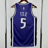 2024/25 KINGS FOX #5 NBA Jerseys