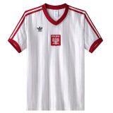 1982 Poland Home Retro Soccer jersey