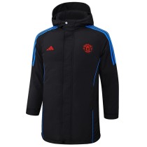2024/25 Man Utd Hooded Windbreaker Fabric Cotton Coat