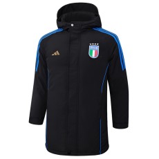2024 Italy Hooded Windbreaker Fabric Cotton Coat