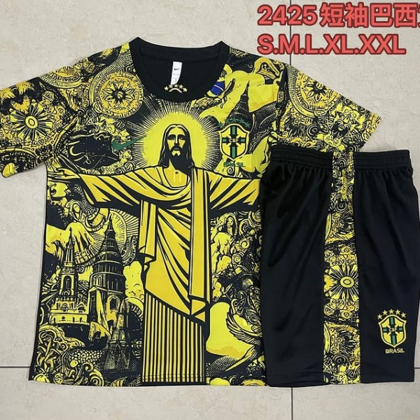 2024 Brazil Training Shorts Suit
