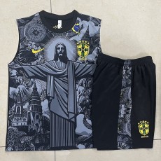 2024 Brazil Training Shorts Suit