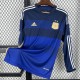 2014 Argentina Away Retro Long Sleeve Soccer jersey