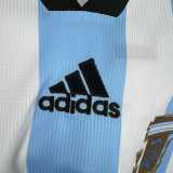 1998 Argentina Home Retro Long Sleeve Soccer jersey