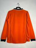 1998 Netherlands Home Retro Long Sleeve Soccer jersey