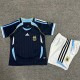 2006 Argentina Home Retro Kids Soccer jersey