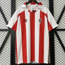 1984/85 Sporting de Gijon Home Retro Soccer jersey