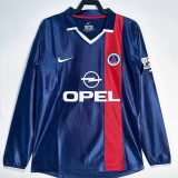 2001/02 PSG Home Retro Long Sleeve Soccer jersey