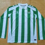 2024/25 Real Betis Home Fans Long Sleeve Soccer jersey