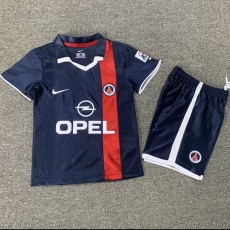 2001/02 PSG Home Retro Kids Soccer jersey