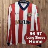1996/97 Chivas Home Retro Long Sleeve Soccer jersey