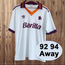 1992/93 Roma Away Retro Soccer jersey