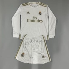 2019/20 R MAD Home Retro Long Sleeve Kids Soccer jersey