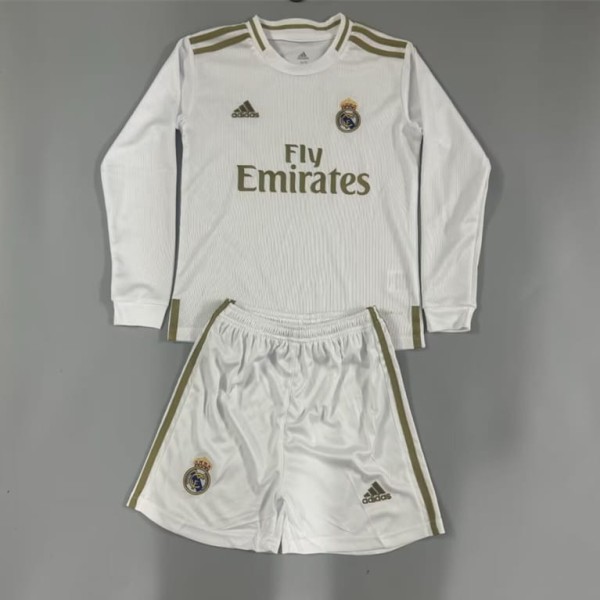 2019/20 R MAD Home Retro Long Sleeve Kids Soccer jersey