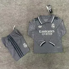 2024/25 R MAD Away Fans Long Sleeve Kids Soccer jersey