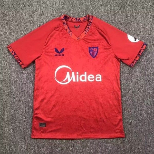 2024/25 Sevilla Away Red Fans Soccer jersey