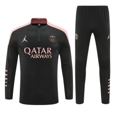 2024/25 PSG Black Half Pull Tracksuit