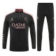 2024/25 PSG Black Half Pull Tracksuit