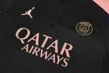 2024/25 PSG Black Half Pull Tracksuit