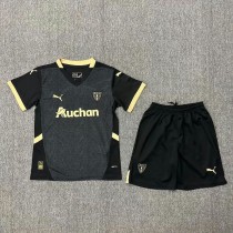 2024/25 RC Lens Commemorative Edition Black Fans Kids Soccer jersey