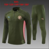 2024/25 Man City Kids Half Pull Tracksuit