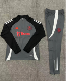 2024/25 Man Utd Kids Half Pull Tracksuit