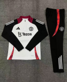 2024/25 Man Utd Kids Half Pull Tracksuit