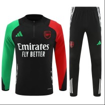 2024/25 ASN Black Half Pull Tracksuit