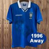 1993/94 Brazil Away Blue Retro Soccer jersey