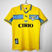 1998/99 Lazio 3RD Yellow Retro Soccer jersey