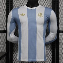 [PLAYER] 2025/26 Argentina Commemorative Edition 50th Anniversary Player Long Sleeve Soccer jersey