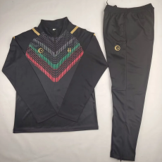 2024/25 Palestine Black Half Pull Tracksuit