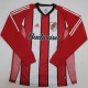2003/04 River Plate Away Red Retro Long Sleeve Soccer jersey
