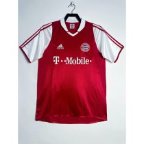 2003/04 Bayern Home red white Retro Soccer jersey