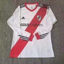 2013/14 River Plate Home Retro Long Sleeve Soccer jersey