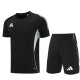 2025/26 Black Training Shorts Suit
