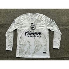 2024/25 Club America Goalkeeper White Fans Long Sleeve Soccer jersey