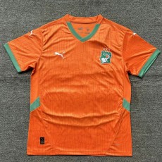 2025/26 Cote dIvoire Home Yellow Fans Soccer jersey