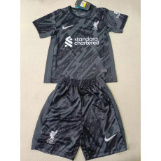 2024/25 LIV GKB Black Fans Kids Soccer jersey