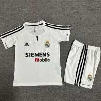 2003/04 R MAD Home White Retro Kids Soccer jersey