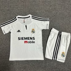 2003/04 R MAD Home White Retro Kids Soccer jersey