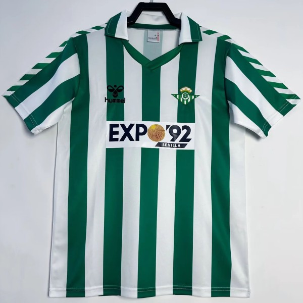 1988/89 Real Betis Home Retro Soccer jersey