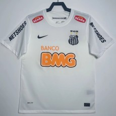 2012/13 Santos FC Home White Retro Soccer jersey